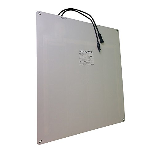SunPower 50 Watt Flexible Monocrystalline High Efficiency Solar Panel