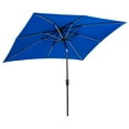 thumbnail image 1 of SunRay 9'x7' Rectangular Next Gen Solar Lighted Umbrella, 1 of 25