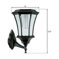 thumbnail image 1 of SunRay Martens Wall Mount Solar Lantern, Black, No Wiring Needed, 1 of 2