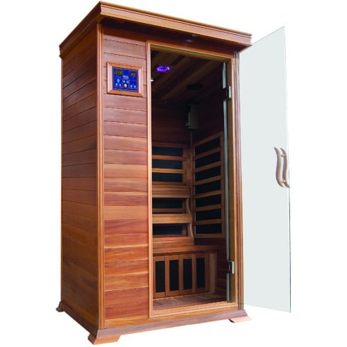 Sedona Compact Cedar Wood 1-Person Infrared Sauna