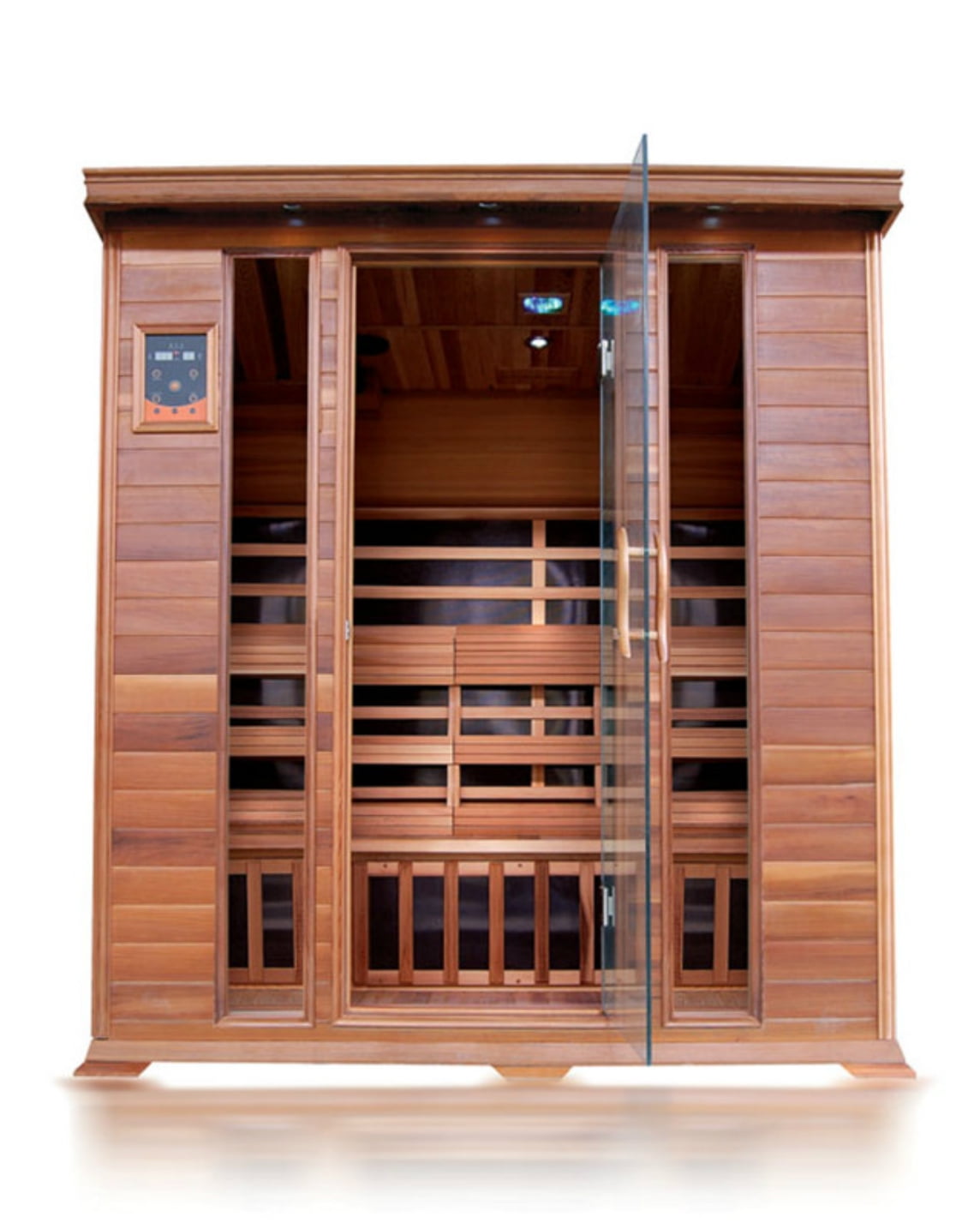 SUN-RAY SunRay Sequioa 4-Person Rectangular Cedar Sauna