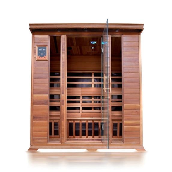 SunRay Sequioa 4-Person Rectangular Cedar Sauna