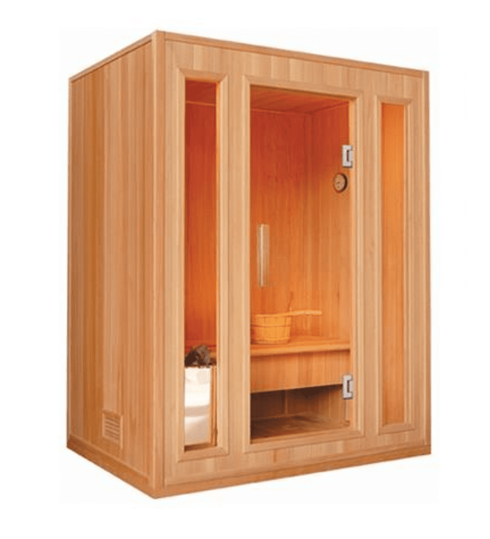 Southport 3-Person Canadian Hemlock Traditional Sauna