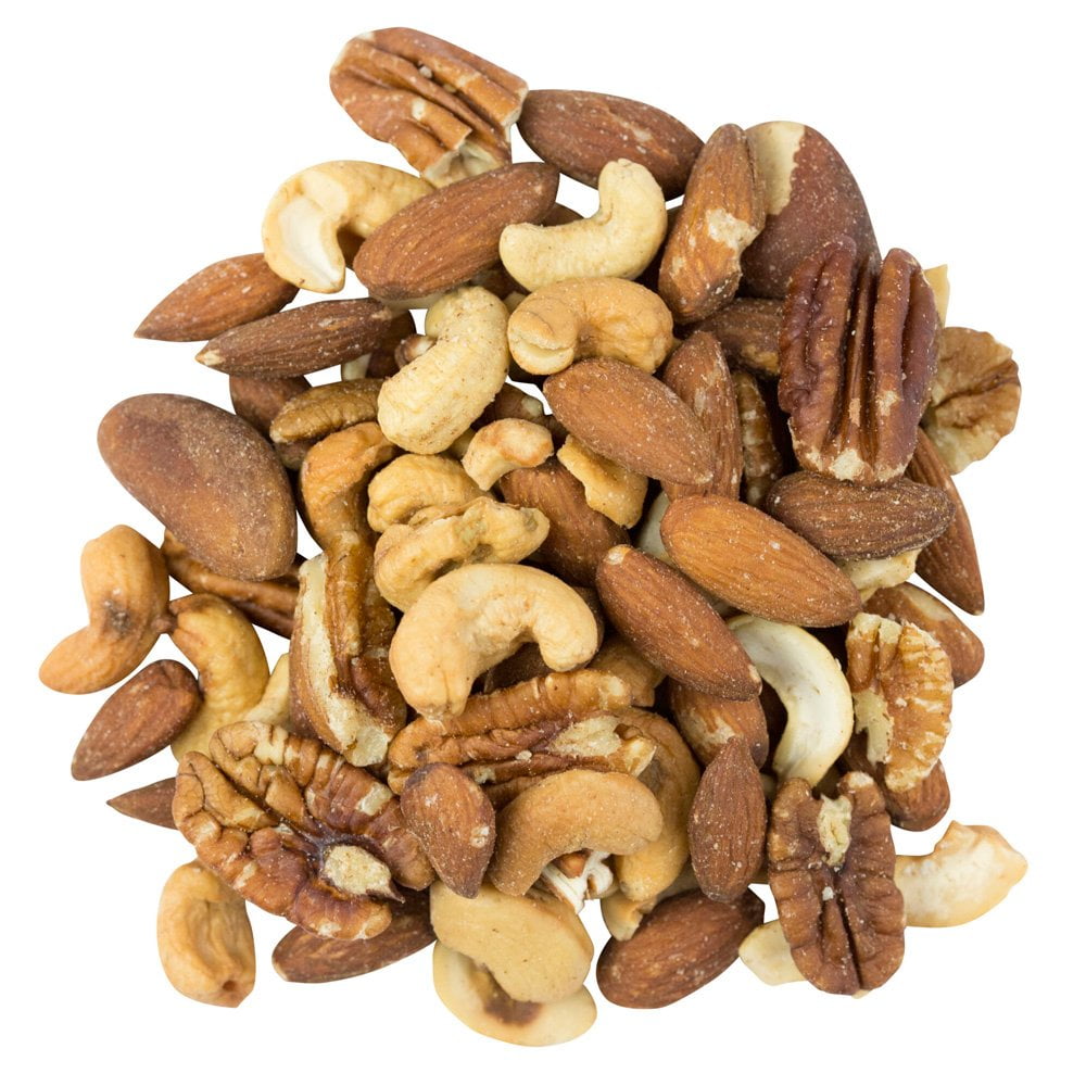 SunRidge Farms Fancy Unsalted Oil Roasted Mixed Nuts - by lb- Pack of 2
