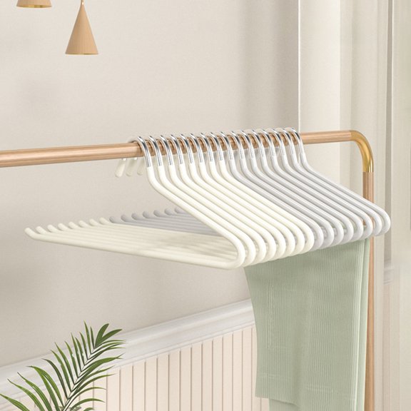 Walbest 5Pcs Clothes Hangers Z-shaped Strong Load-bearing Fall Resistant Anti-rust 35/37cm Household Clothes Racks for Bedroom