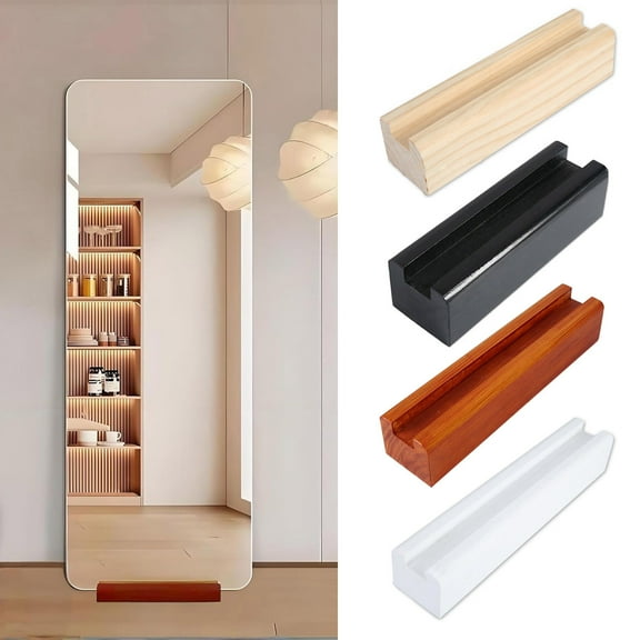 Walbest Full Length Mirror Base Sturdy Construction High Stability Universal Anti-Slip Floor Standing Mirror Stand