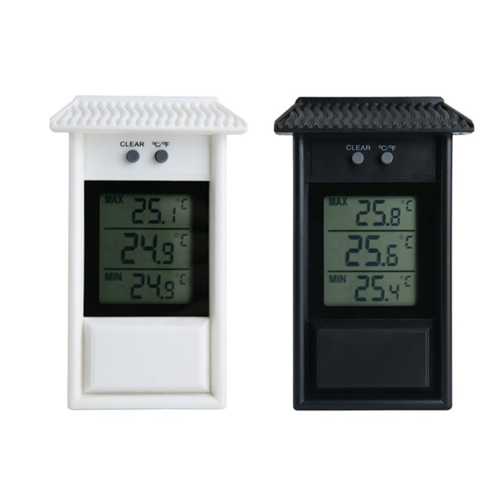 SunRoad Outdoor Waterproof Max Min Digital Thermometer Garden ...