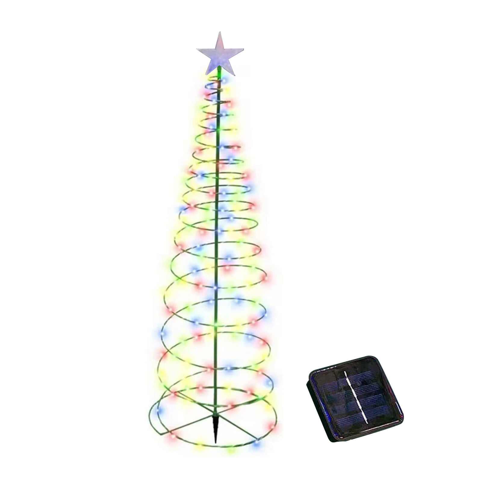 SunRoad Solar Powered Christmas Lights 1 Pc/2 Pcs Solar Christmas Tree