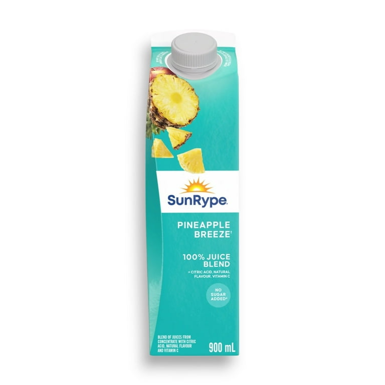 SunRype Fruit Juice, Pineapple Breeze, oz