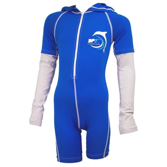 SunSkinz Kids Wetsuit UV Sun Protection Zip Long Sleeve Hooded Rash Guard