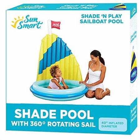 Shade n' Play Sailboat Kiddie Pool