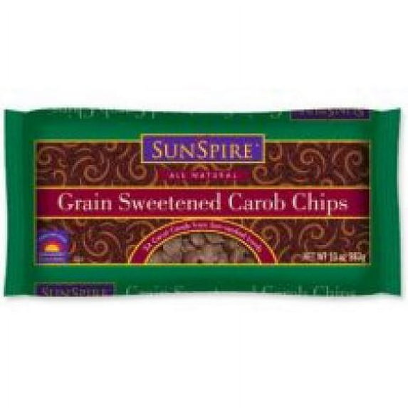 SunSpire Carob Chips, Grain Sweetened, 25 Lb