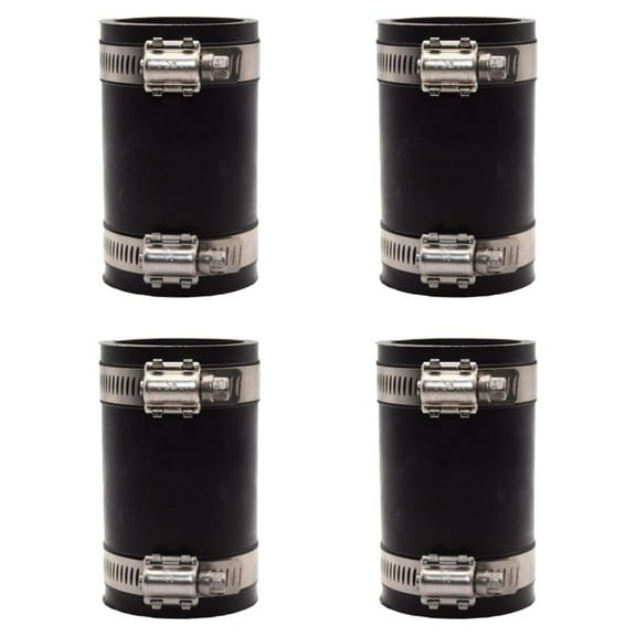 SunSplasher ACK212-U Add-On Connection Kit - Solar Pool Heater Panel Couplings & Clamps - Universal Fit for Above & Inground Pools - Leak-Free Connections