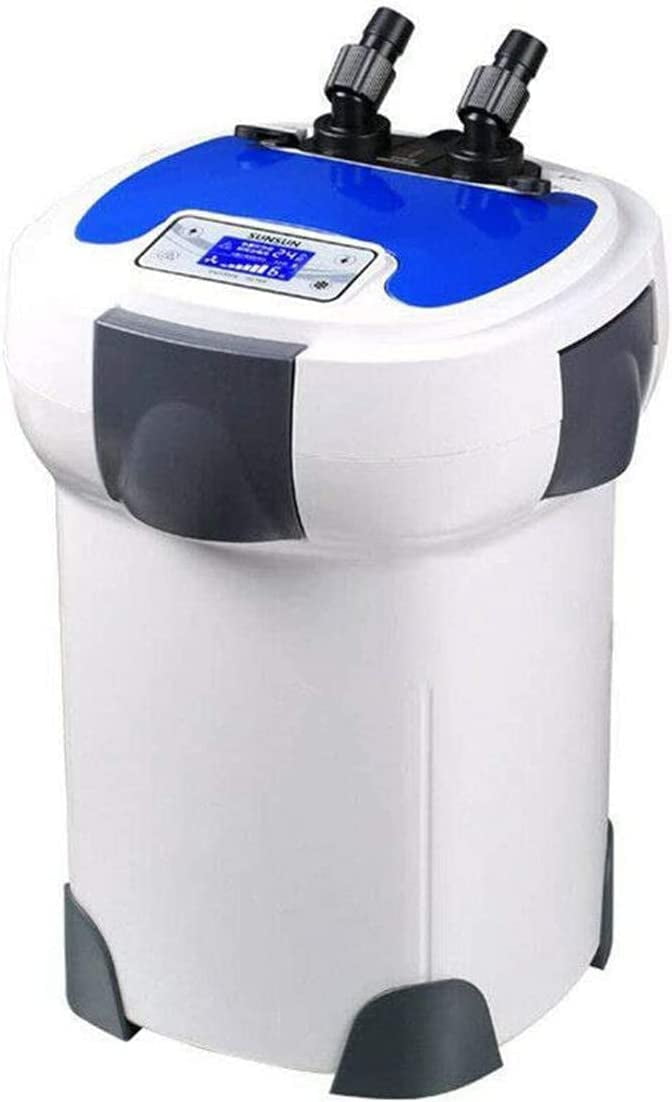 White and Blue 5-Stage External Canister Filter with LCD Display