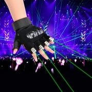 SunSunrise 1Pc Left/Right Red/Green Lasering Light Glove Dancing Stage Show DJ Club Prop