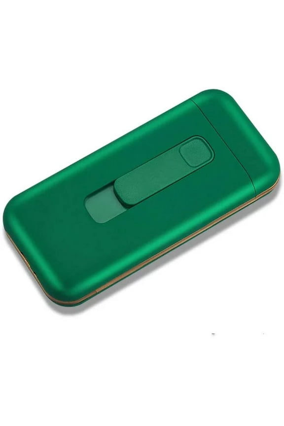 SunTime Cigarette Case with Lighter Cigarettes Box Portable Pack 20pcs 100's Slim Cigarettes USB Lighters 2 in 1 Rechargeable Flameless Windproof Electric Lighter