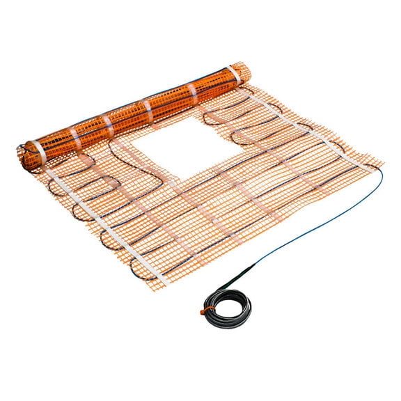 SunTouch Electric Floor Heating 120V ShowerMat (10 Sq. Ft.) in Orange
