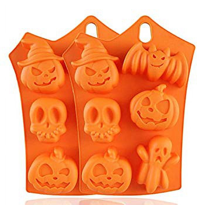 6-Cavity Halloween Silicone Molds (2 Pack)