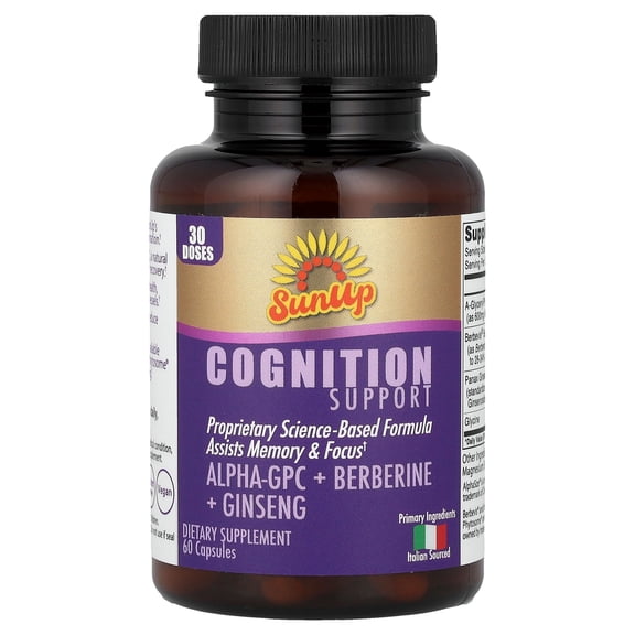 SunUp Cognition Support, 60 Capsules