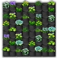 thumbnail image 1 of SunVara Vertical Wall Planter Vertical Garden Wall Living Wall Planters Outdoor Wall Garden Planter Outdoor Vertical Wall Planters for Outdoor Plants Wall Pocket Planter Hanging Grow Bags 64 Pockets, 1 of 7