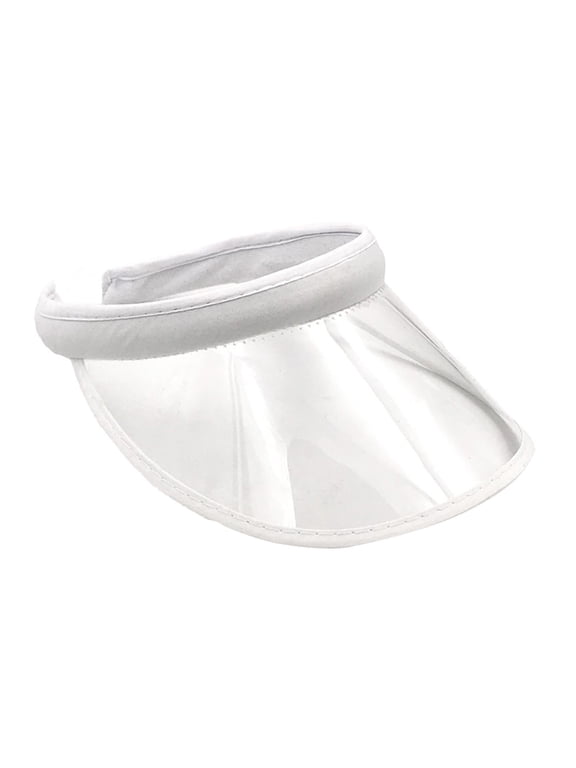 SunVisor Clear Visors Sunscreens Hat Clear Colored Plastic SunVisor Uv Protections Women SunHat Golf Visors