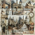 thumbnail image 1 of SunWMart A5 Size Scrapbook Paper Journaling Card Making Supplies Aesthetic Decorative Craft Paper Art Collage Album 16 Sheets, 1 of 5