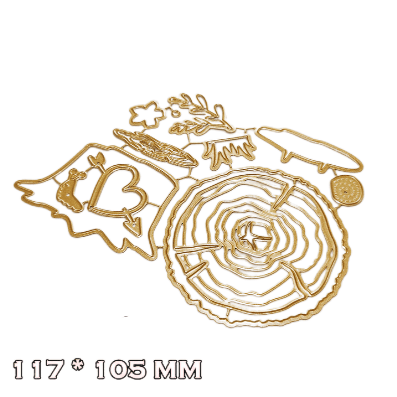 Skull Wizard Candle Metal Die Cuts – Embossing Dies For Card Making, Scrapbooking & DIY Crafts