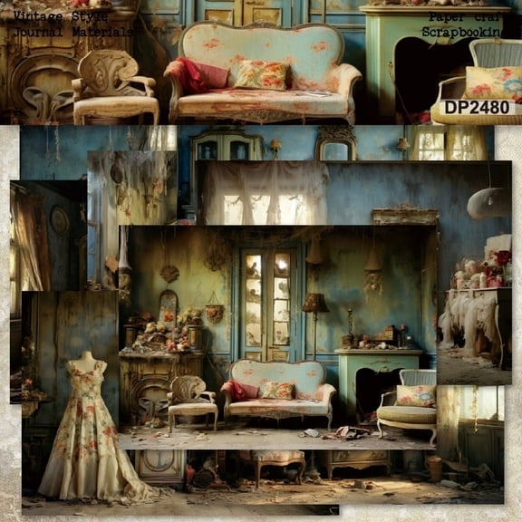 SunWMart Handmade Scrapbook Craft Paper A5 Size 16 Sheets Special Origami Paper for Card Making Junk Journal Photo Album Decor