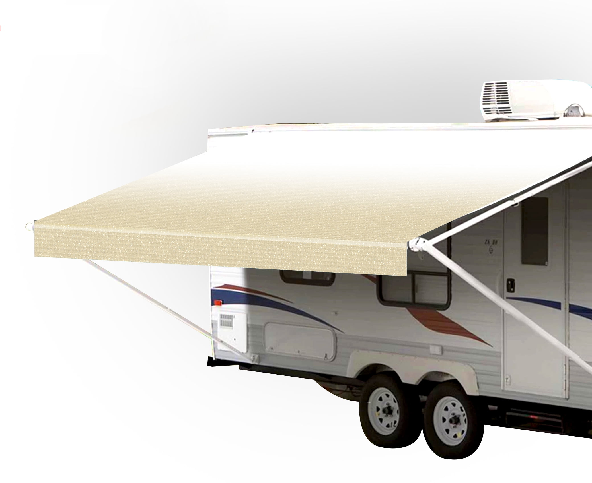 SunWave RV Awning Replacement Fabric - 14' Camel Fade, Heavy-Duty Vinyl For Carefree/Dometic Awnings