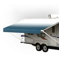thumbnail image 1 of SunWave- RV Awning Fabric Replacement | RV Electric Awning Fabric Replacement | Premium Vinyl RV Canopy | Awning Replacement (19', Ocean Blue Fade), 1 of 6
