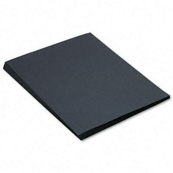 SunWorks Construction Paper Heavyweight 18 x 24 Black 50 Sheets