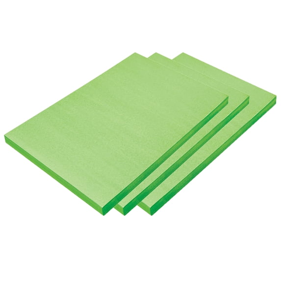 SunWorks Construction Paper, Light Green, 12" x 18", 100 Sheets Per Pack, 3 Packs