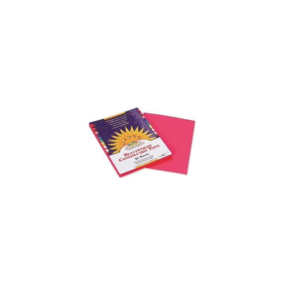 SunWorks Construction Paper Multipurpose - 0.50" x 9"12" - 50 / Pack - White