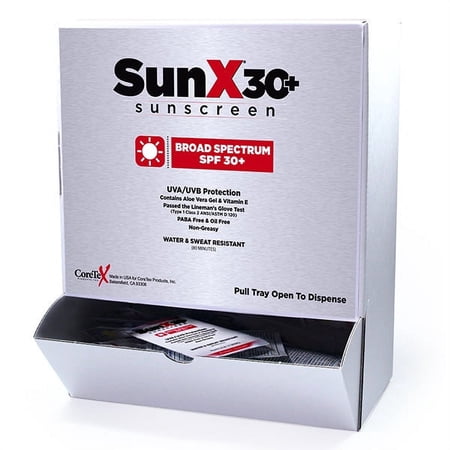 SunX30 Sun Screen Lotion, SPF30, 50/Box (1 Box)