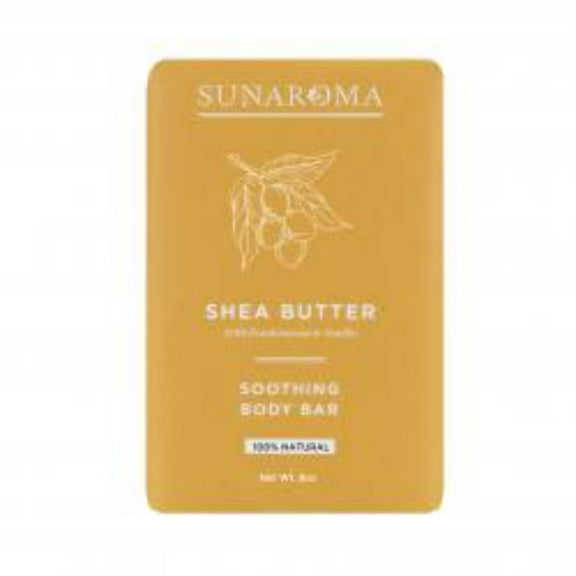 Sunaroma Bath Soap Shea Butter, 8 Oz