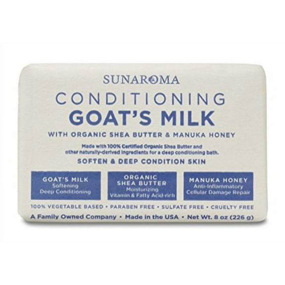Sunaroma Conditioning Goat's Milk Soap 8 Oz