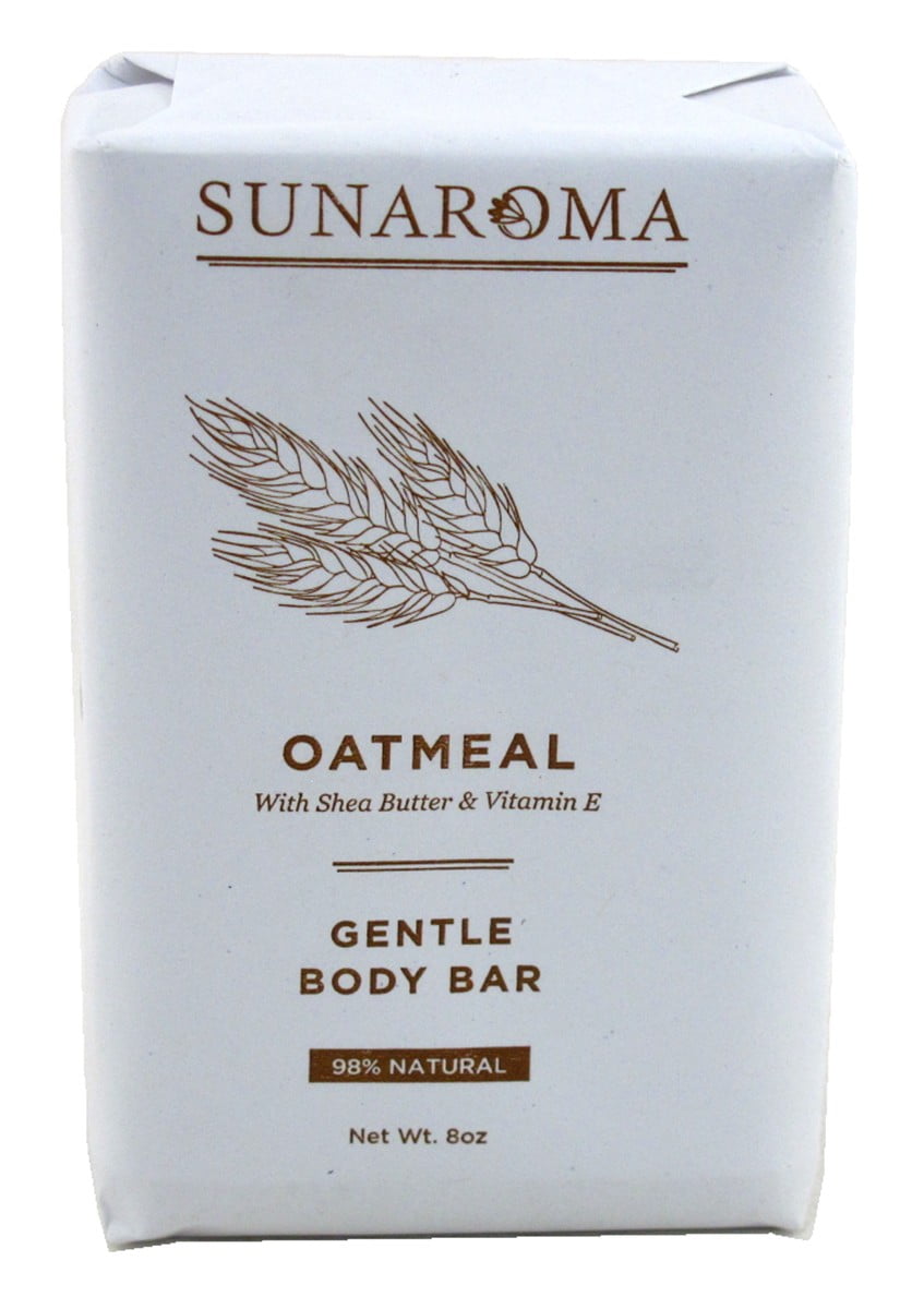 Sunaroma Soap Bar Charcoal With Bergamot Oil 8 Ounce-Goat's Milk Shea Butter