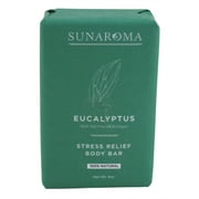 Sunaroma Soap Bar Eucalyptus Tea Tree + Ginger 8oz Pack of 3