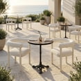 thumbnail image 1 of Sunbath Dining Chair White Dining Chair, Modern Style, Outdoor fabric (100% Polyester), Aluminum, Outdoor Dining, 1 of 5