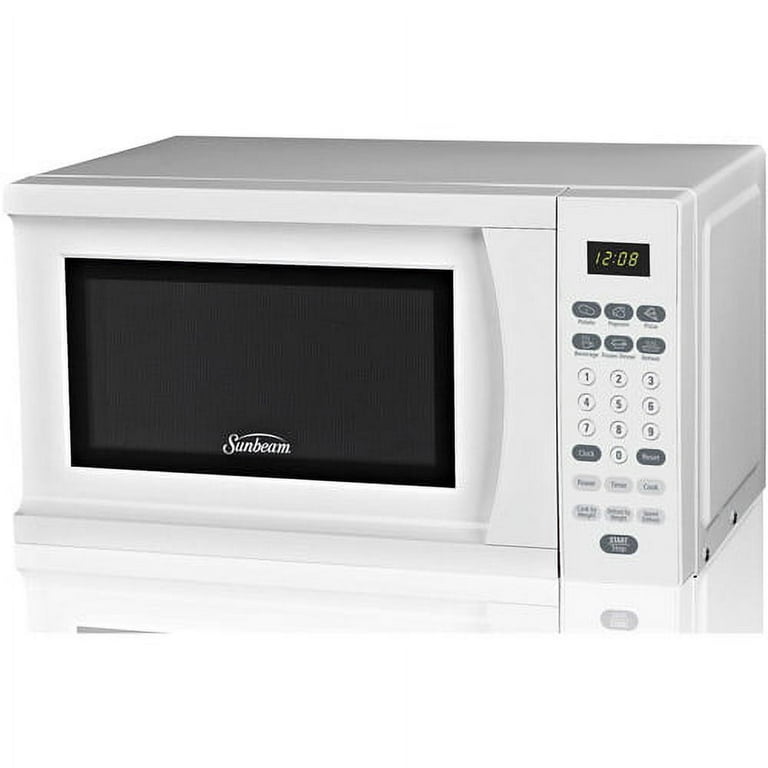 Sunbeam 0.7 Cu. Ft. Microwave Oven, White 