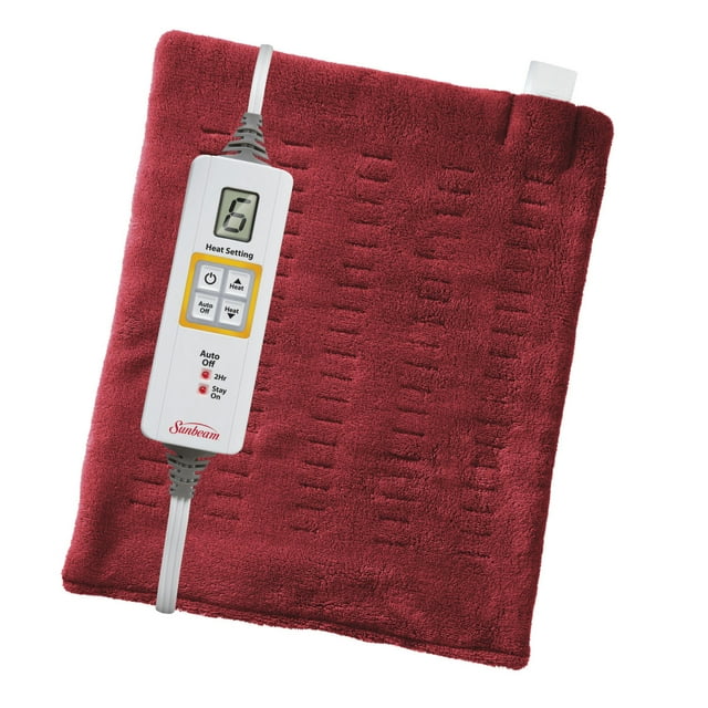 Sunbeam 002014915000 Xpressheat Heating Pad Red 12 x 15