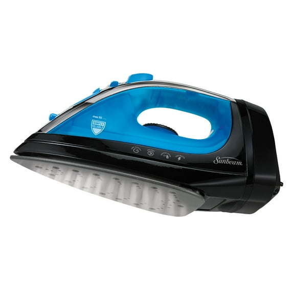 Sunbeam 1400W Steammaster Steam Iron, Black/Blue