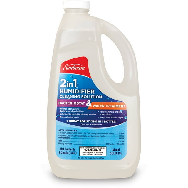 Sunbeam 2in1 Humidifier Cleaning Solution with Bacterostat, SOL2015C