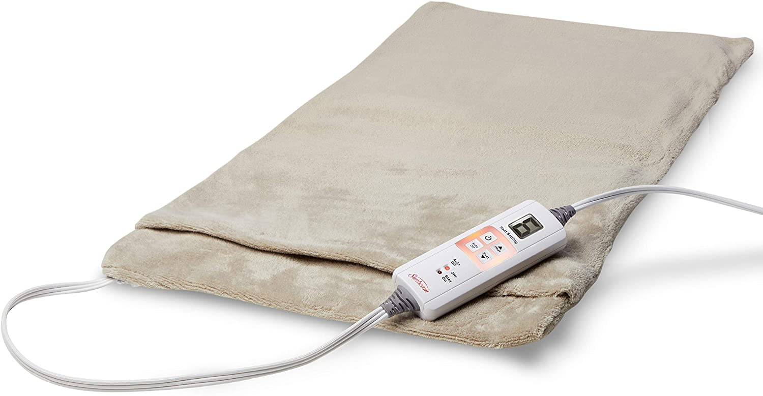 Sunbeam 2101695 Heating Pad, XXLarge UltraKing XpressHeat, Beige, 14