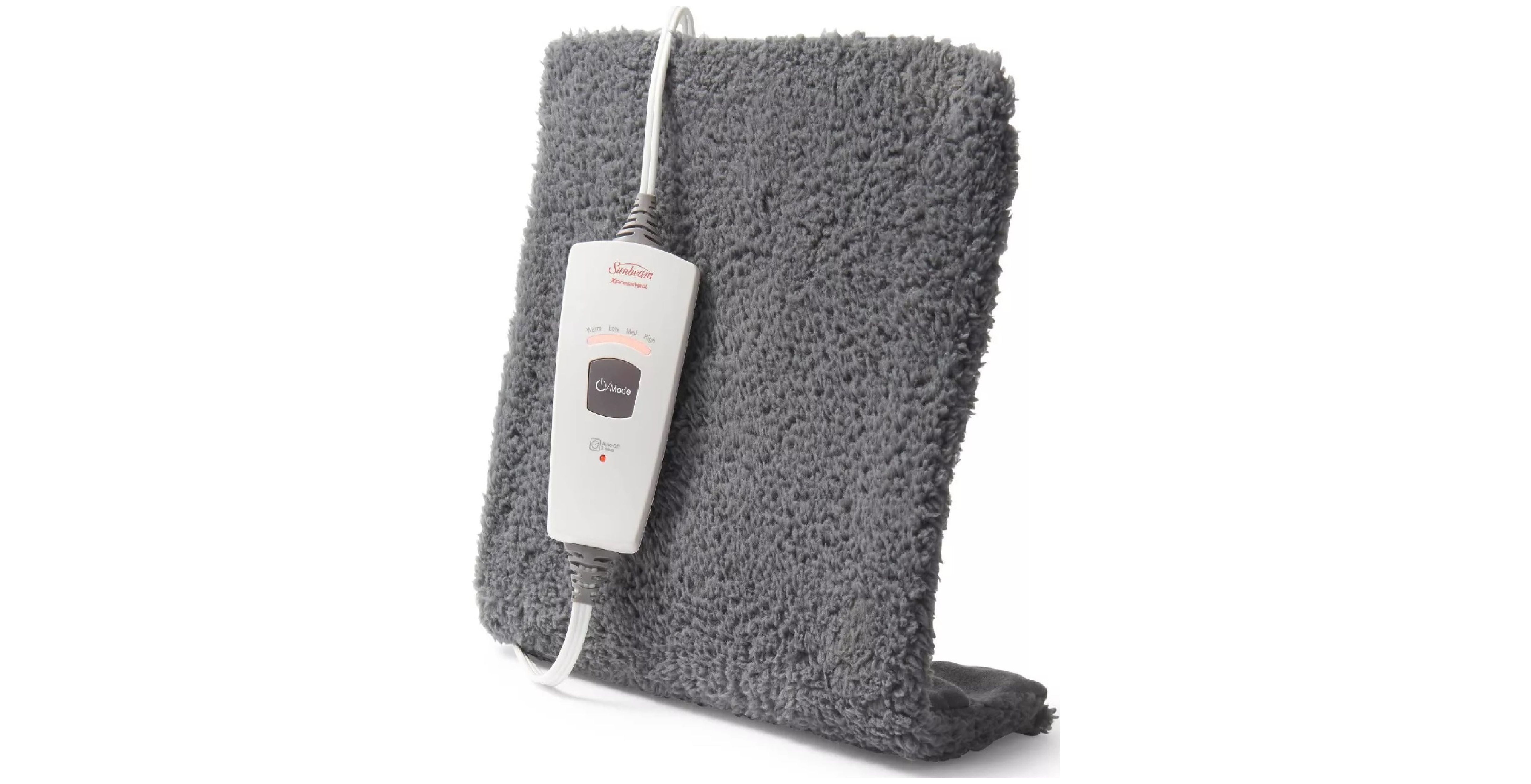 Sunbeam 2102226 XpressHeat Heating Pad Gray (Standard Size)