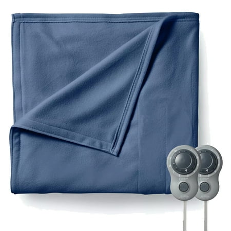 Sunbeam Blue Polyester Cordless Electric, King