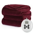 thumbnail image 1 of Sunbeam Bordeaux Ultralush Heated Blanket - Twin, 1 of 8