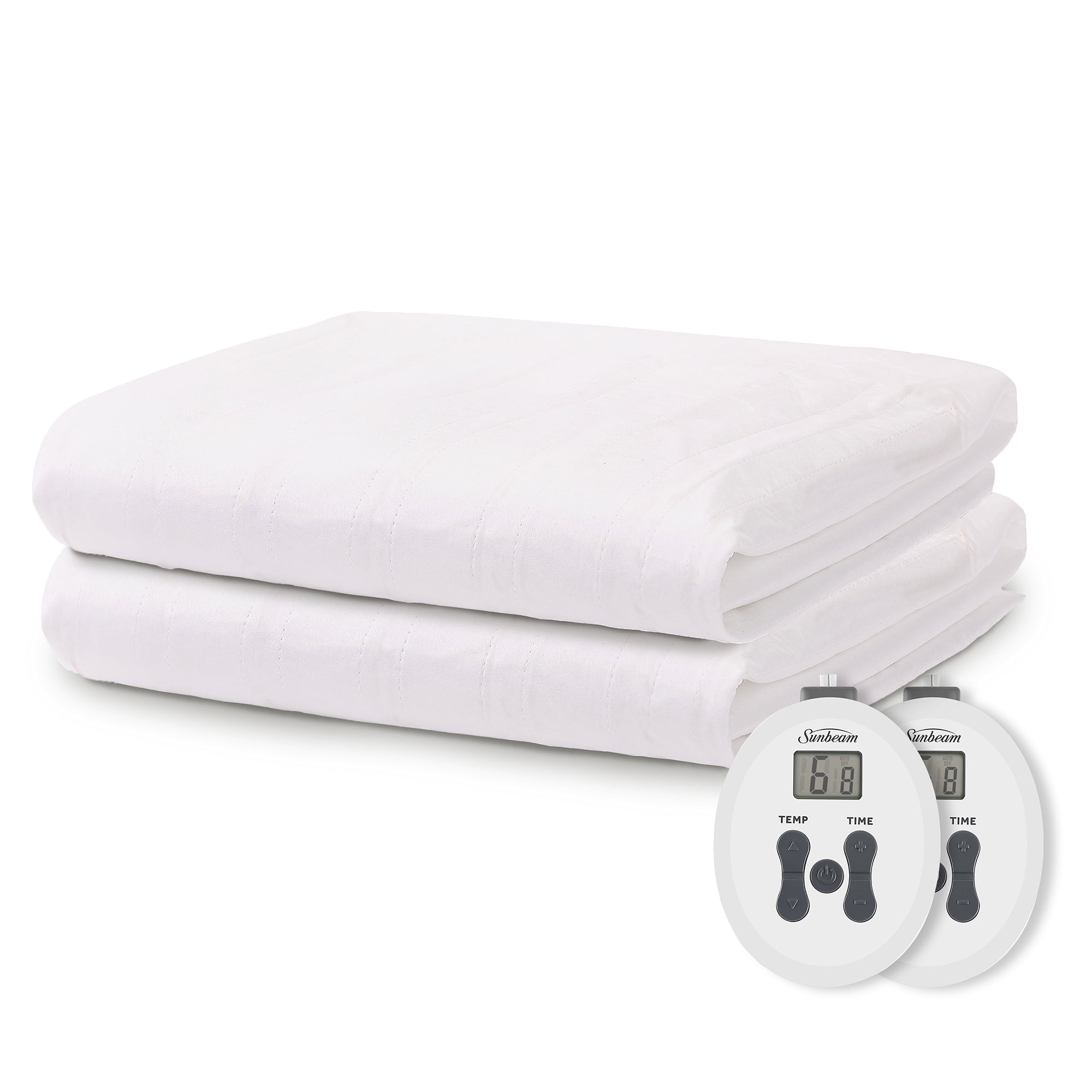 Sunbeam Comfort Electric Heated Mattress Pad Queen Size, 60" x 80", 12