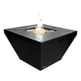 thumbnail image 1 of Sunbeam Contemporary Style Aluminum Fire Table in Matte Black Finish, 1 of 7