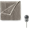 thumbnail image 1 of Sunbeam Electric Blanket, Queen, Mushroom, Velvet, 1 of 1